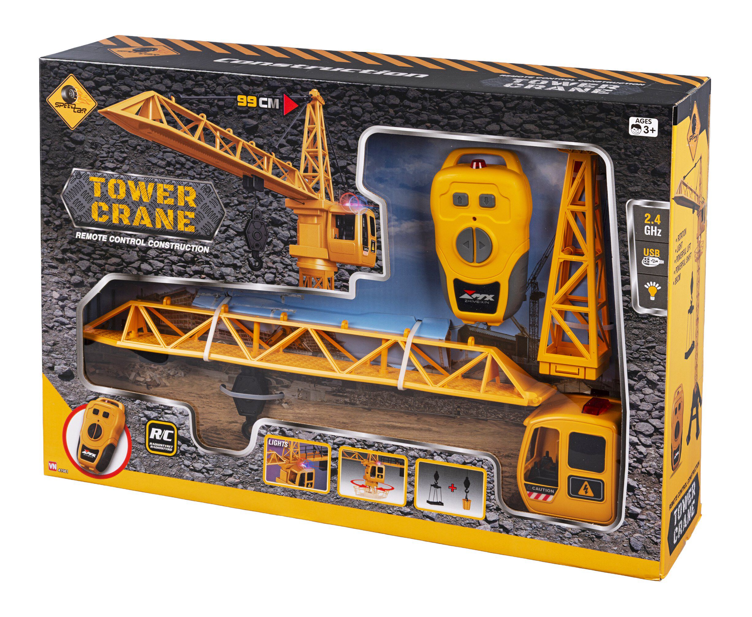 TOWER CRANE 99cm 2. 4G R/C