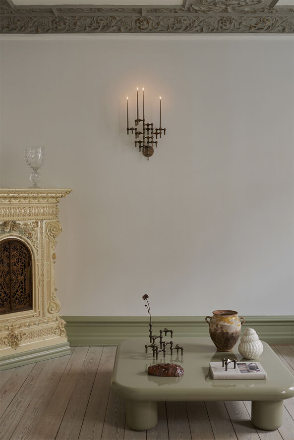 STOFF Nagel wall hanger - bronzed brass/bruneret messing