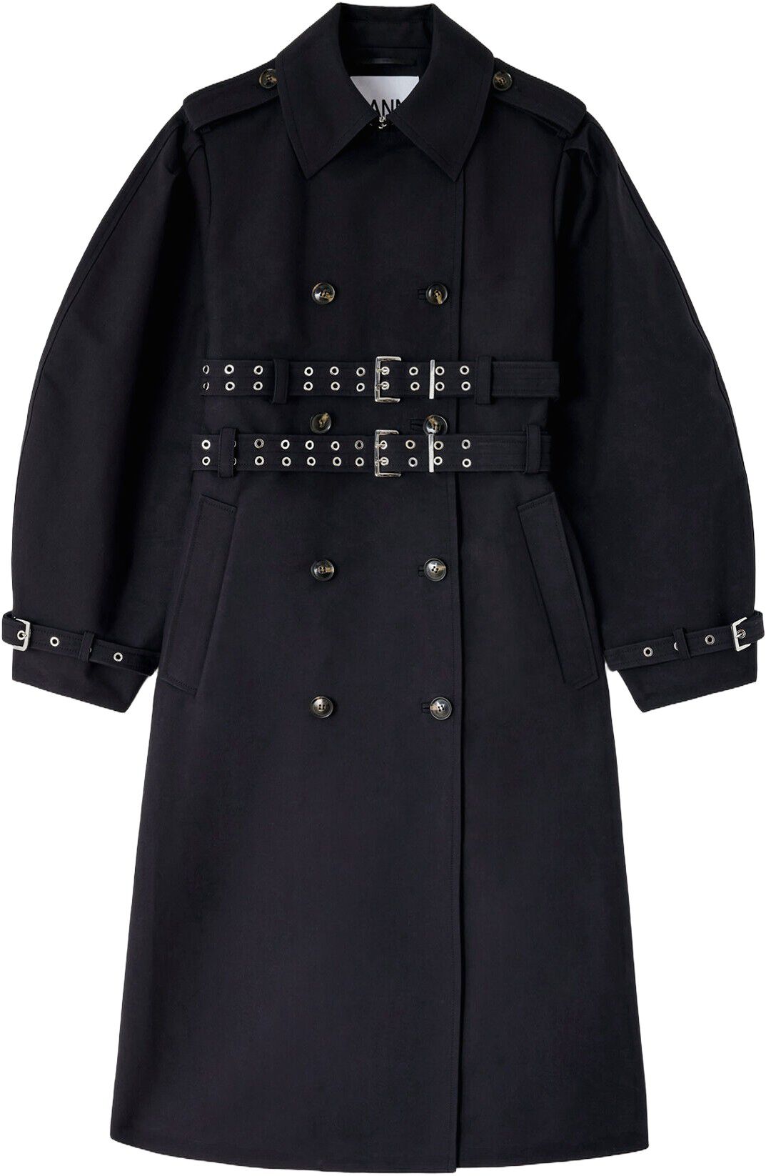 Double Cotton Trench Coat