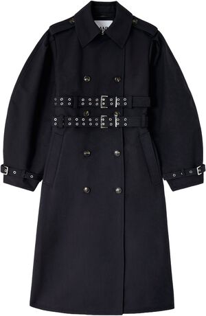 Double Cotton Trench Coat