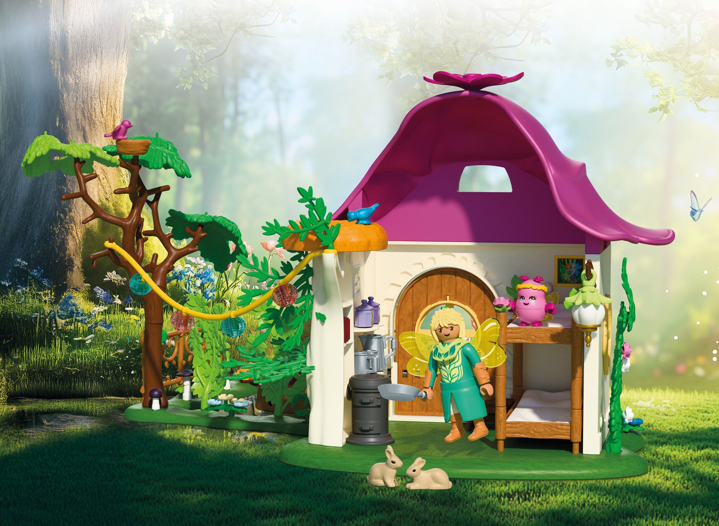 Cozy Fairy Home with Gold