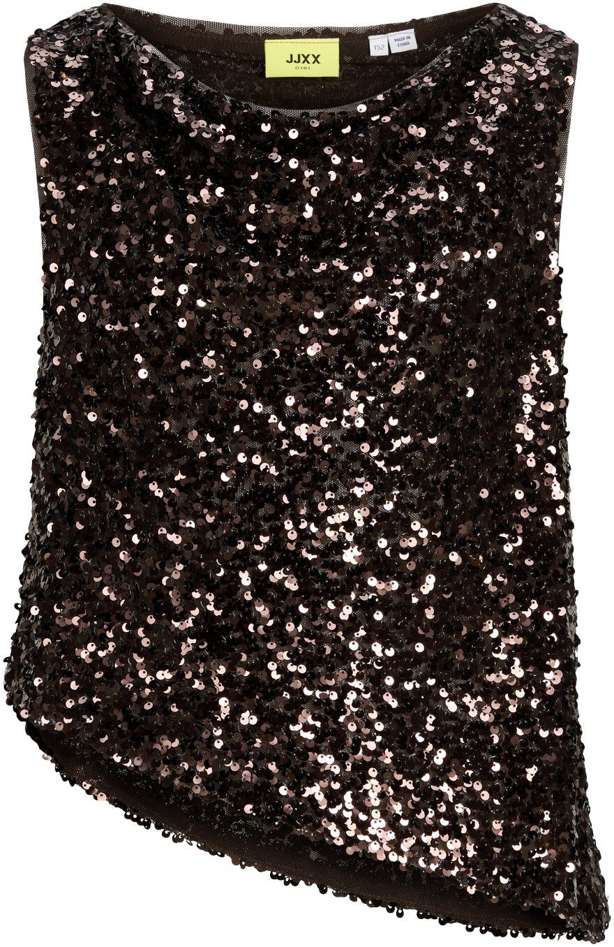 Jxzola Sequin Sl Top Wvn Grl