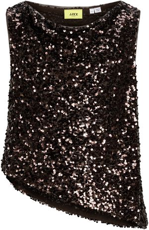 JXZOLA SEQUIN SL TOP WVN GRL