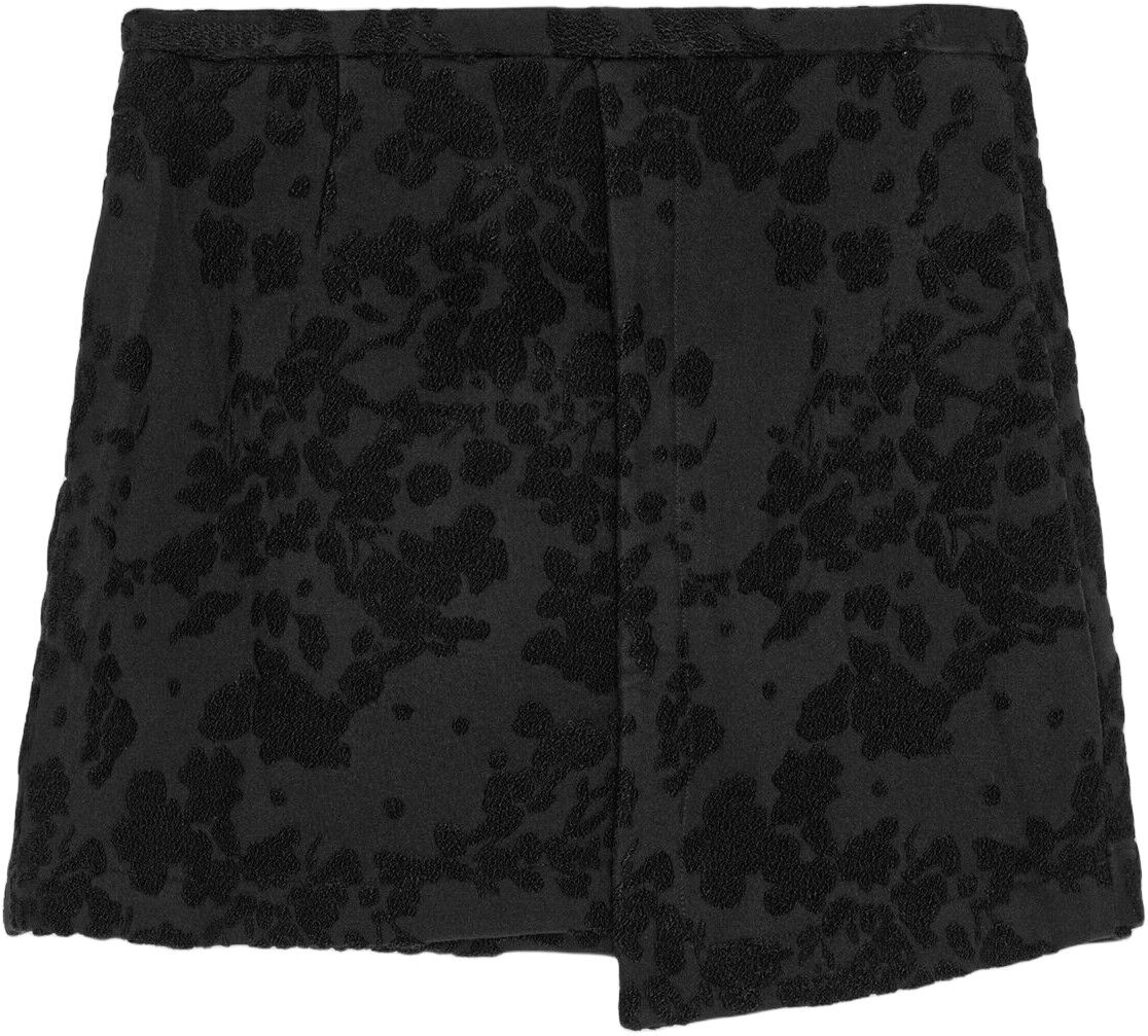 Boucle Jacquard Suiting Mini Skirt