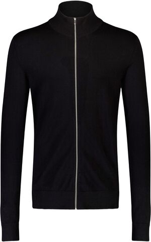 Ecovero L/S zip cardigan