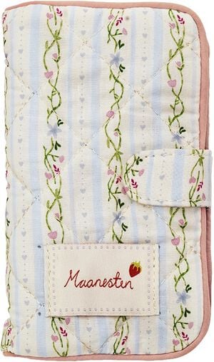 Jewelry Clutch Summer Stripes Blue