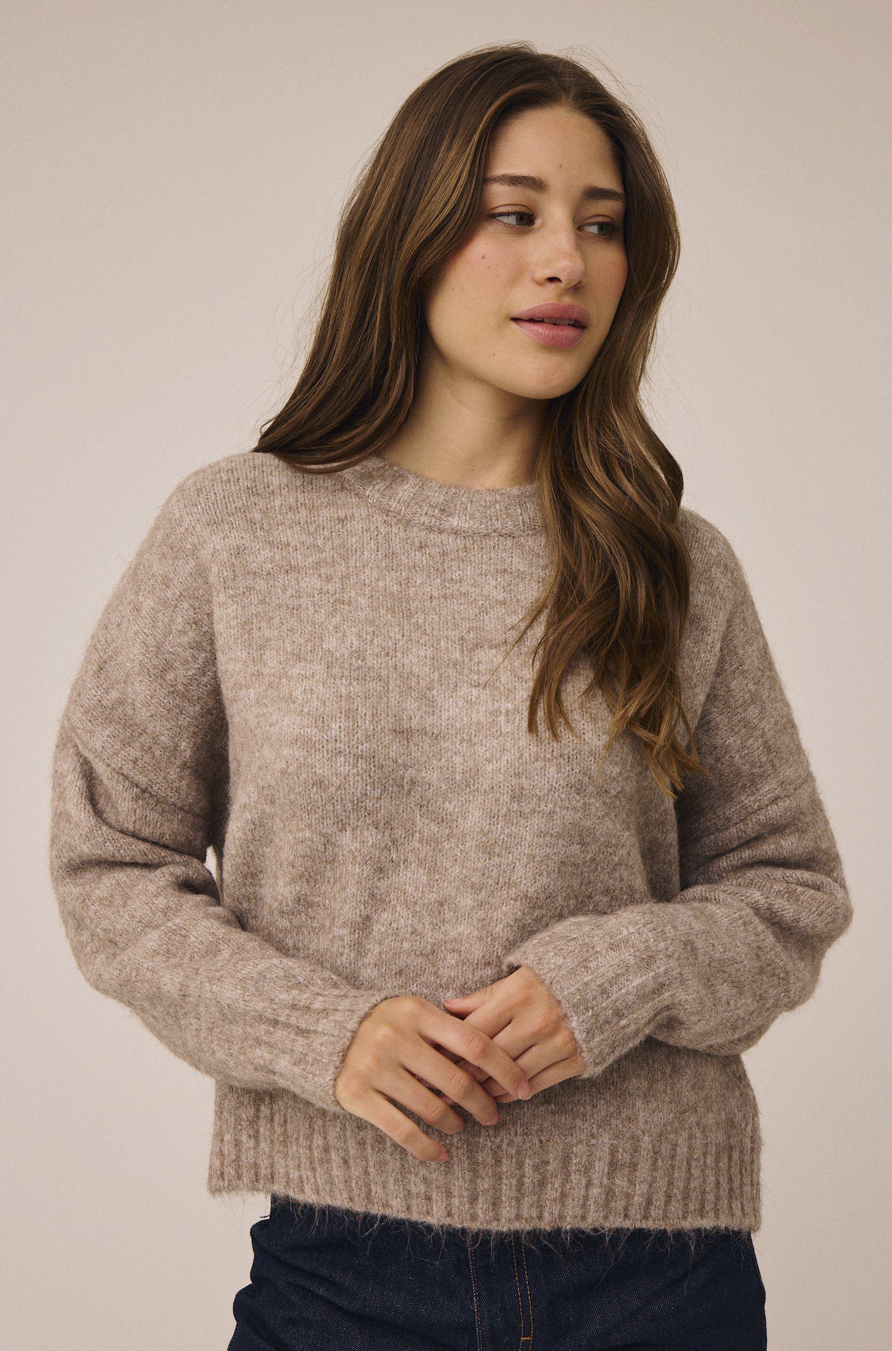 Iselin 3 Round Neck Sweater - GRS