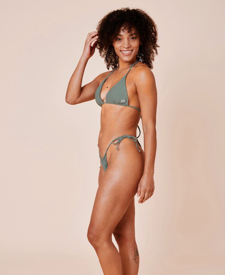 Tembuku adjustable string bikini bottom - Army