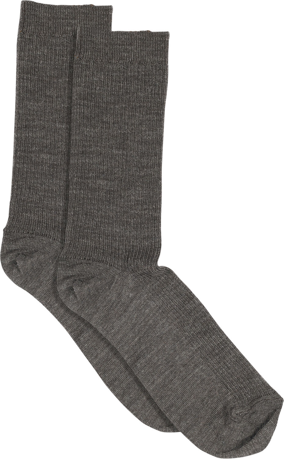 Fine wool rib socks