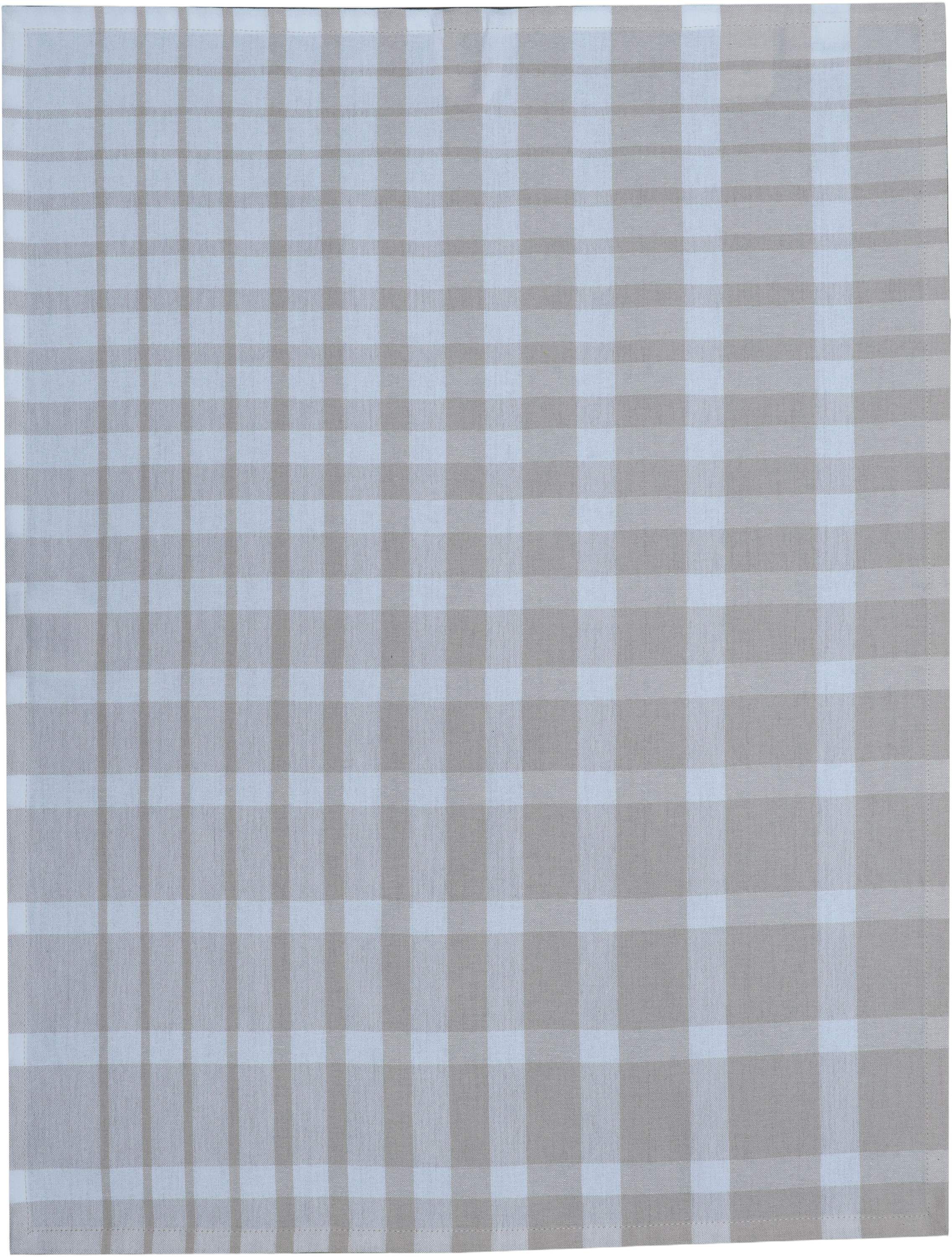 Tea Towels 50x70 cm ENZO - Check Sand