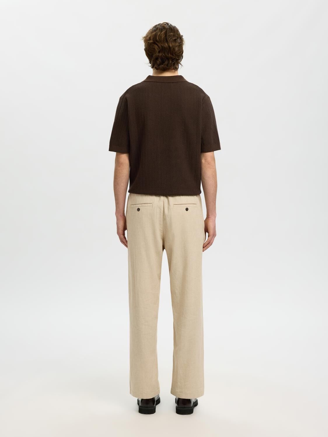 Slh220-Loose Brody Linen Bld Pant Noos