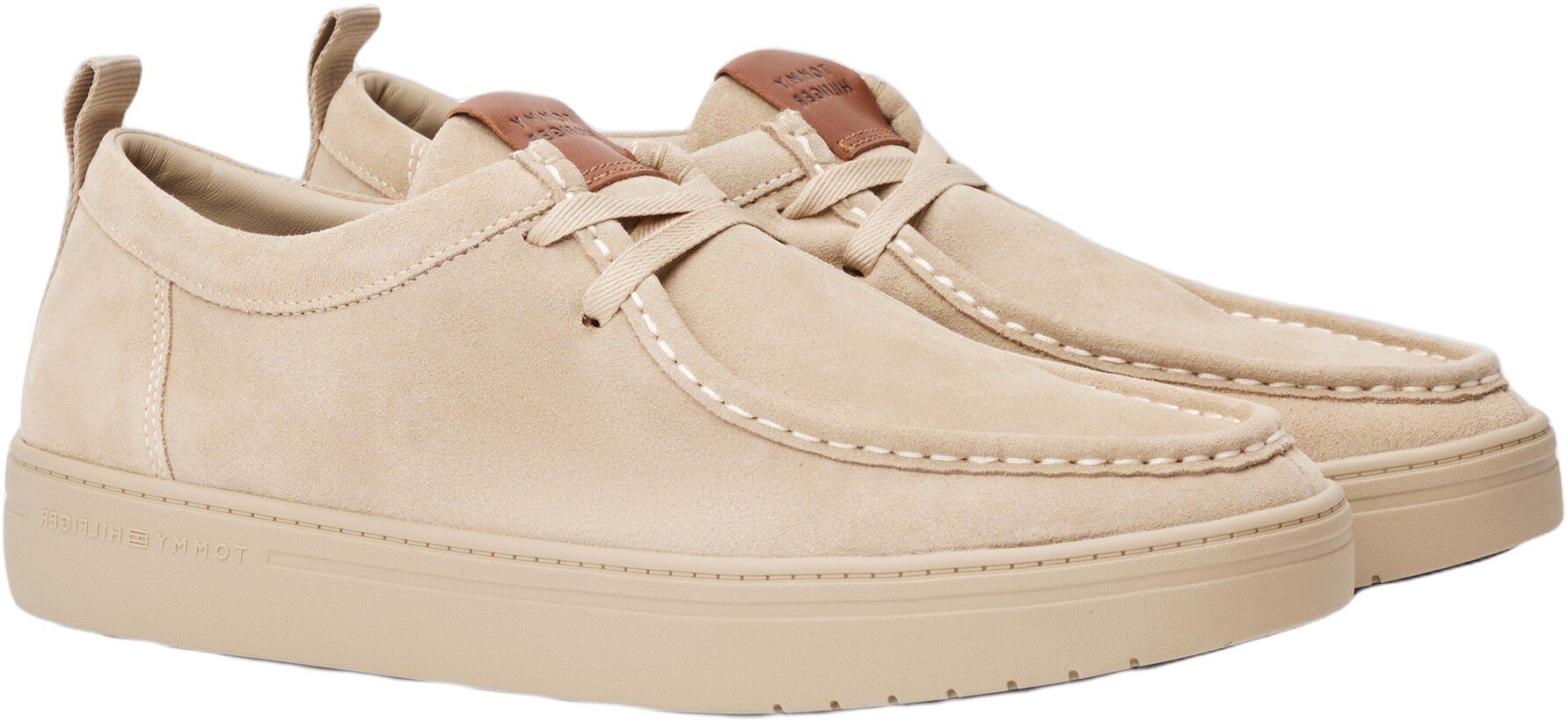 MODERN LIGHT SUEDE MOC TOE SHOE