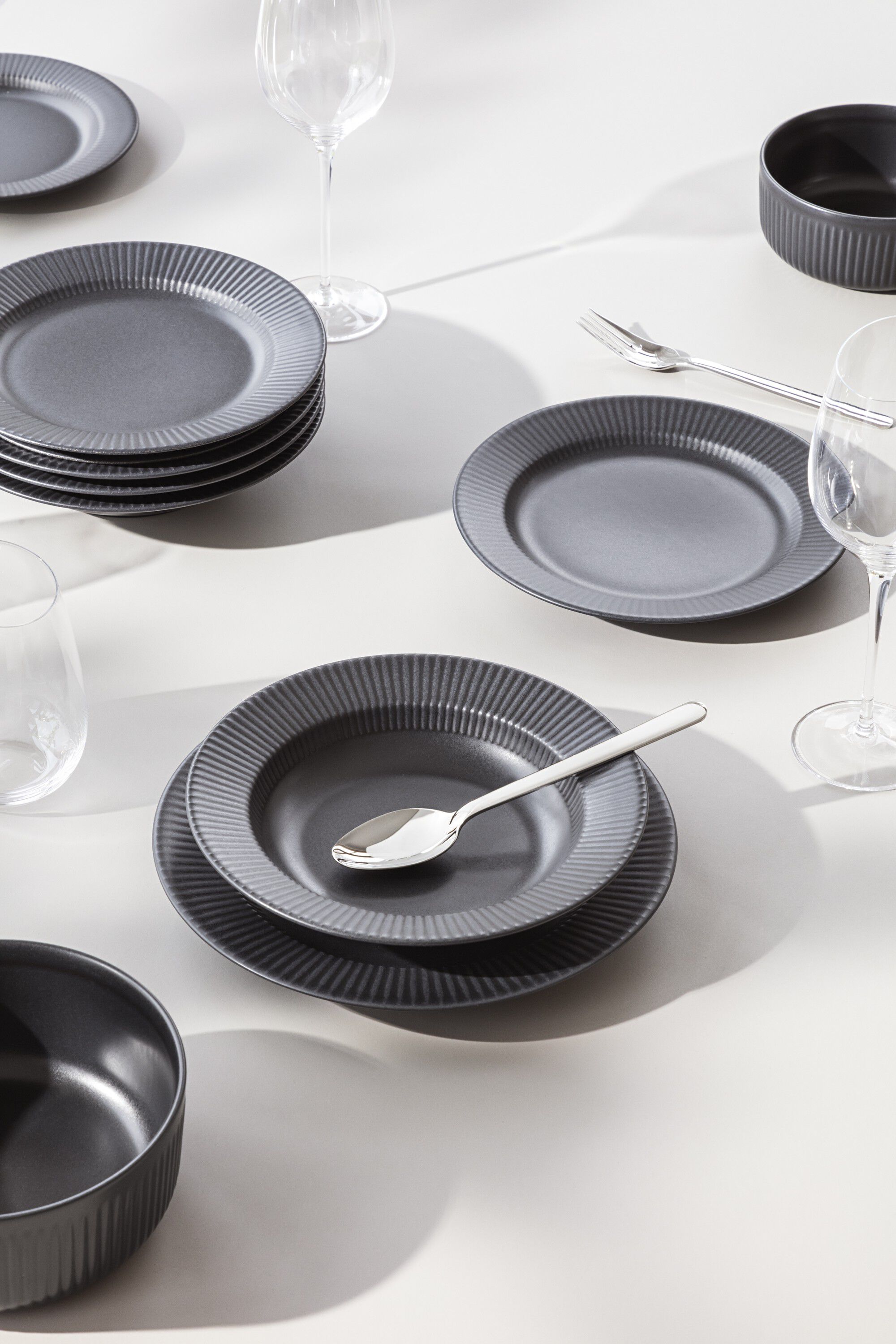 Legio Nova Lunchtallrik 22 cm Black