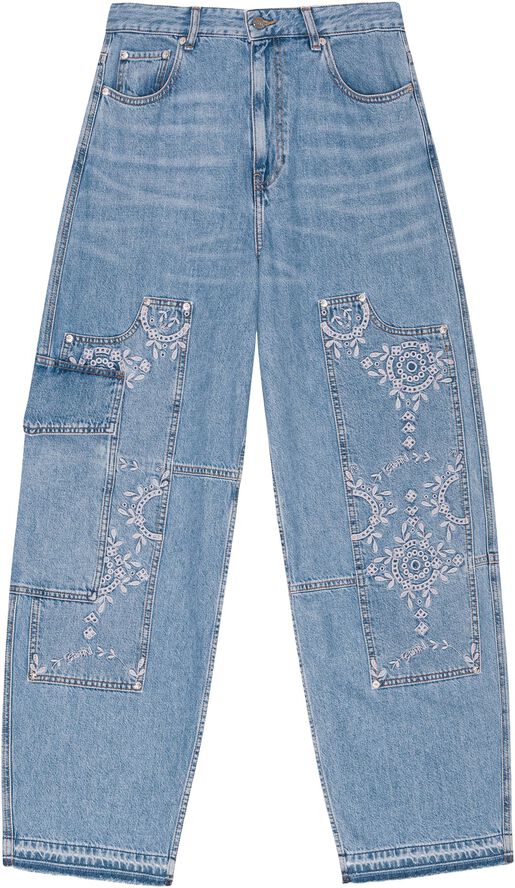 Broderie Anglaise Denim Carpenter J