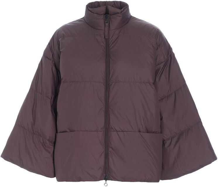 Feather down jakke med krave