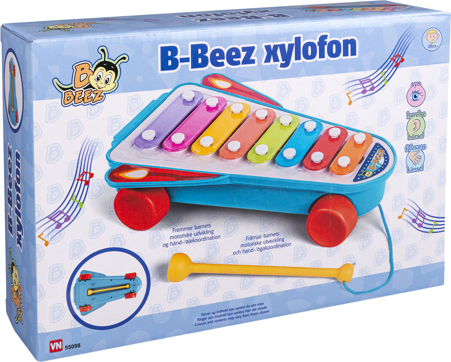 B BEEZ XYLOFON P&Aring; HJUL