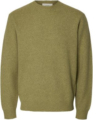 ANRRAGI LS KNIT WOOL CREW NECK