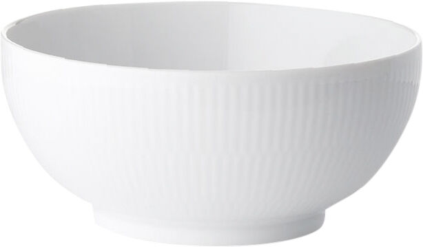 White Fluted 47 cl sk&aring;l