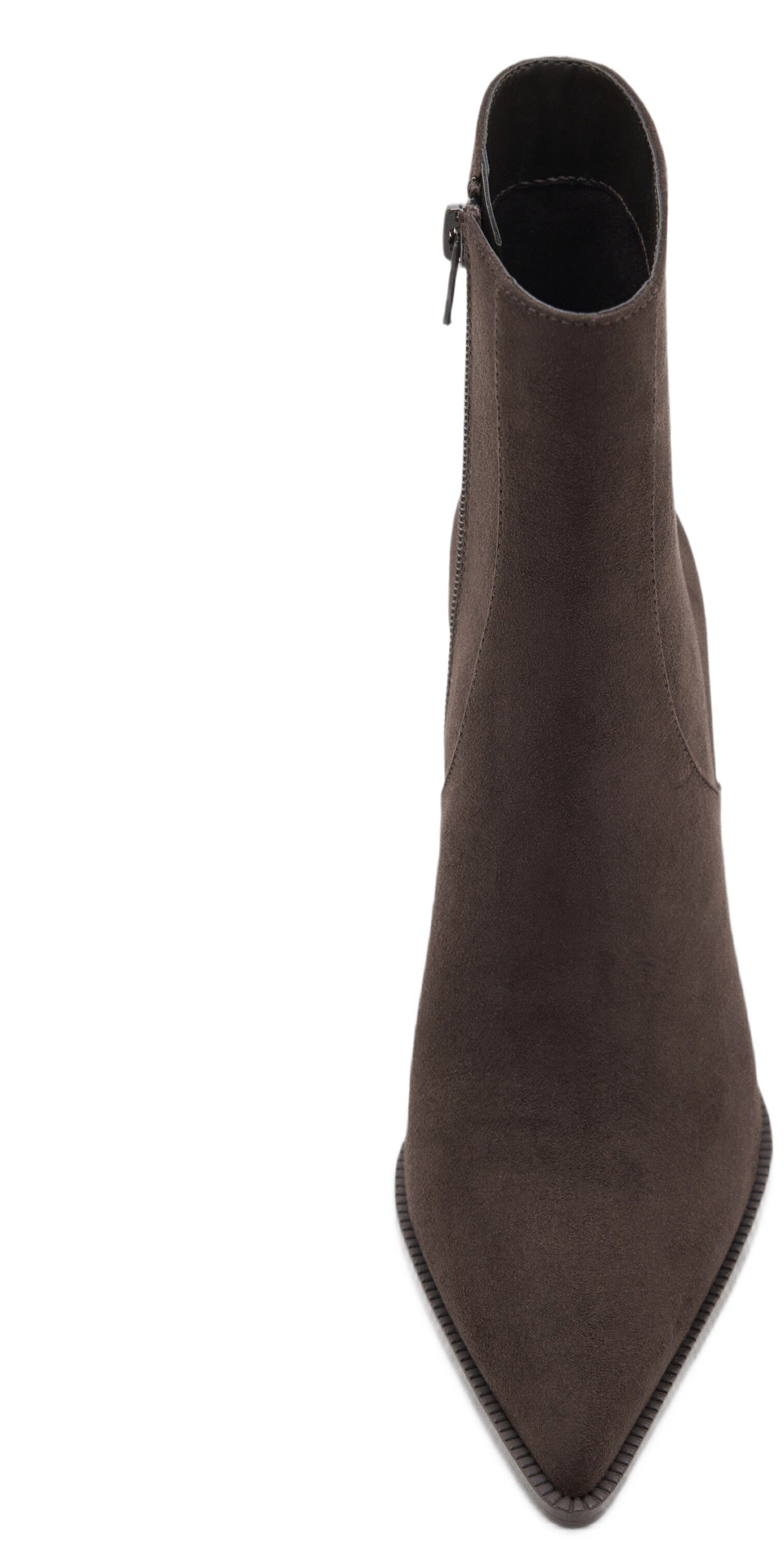 Pointed heel ankle boot