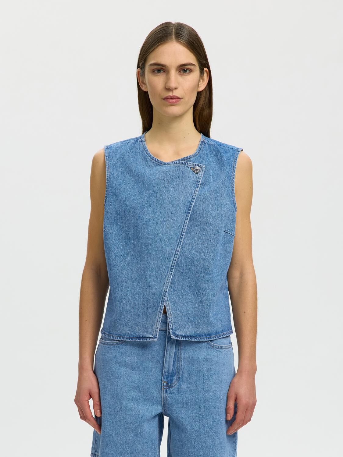 Slfvida-Kori Denim Vest