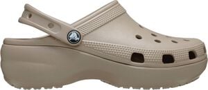 Classic Platform Clog W Taupe