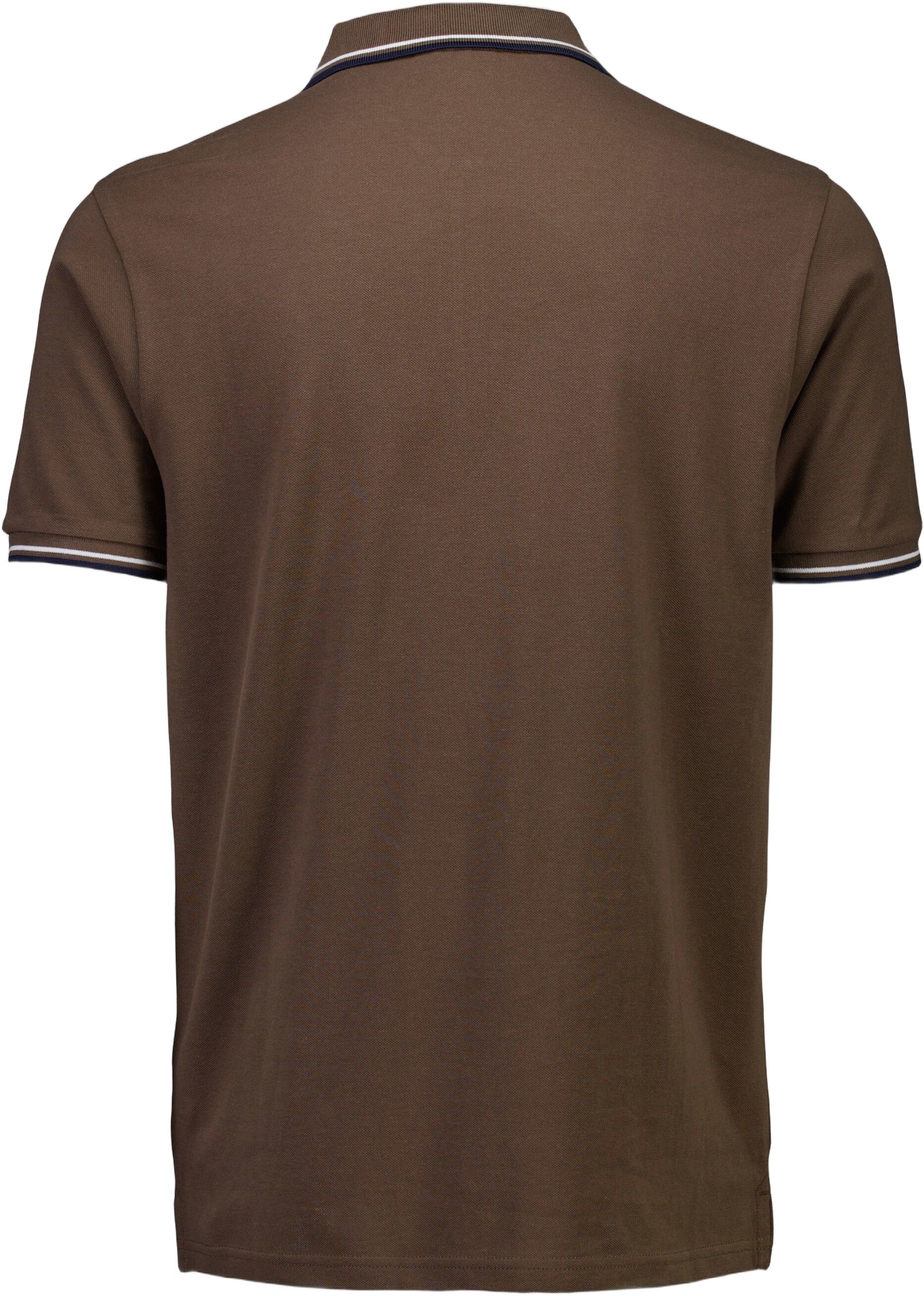 Polo shirt w. zip neck