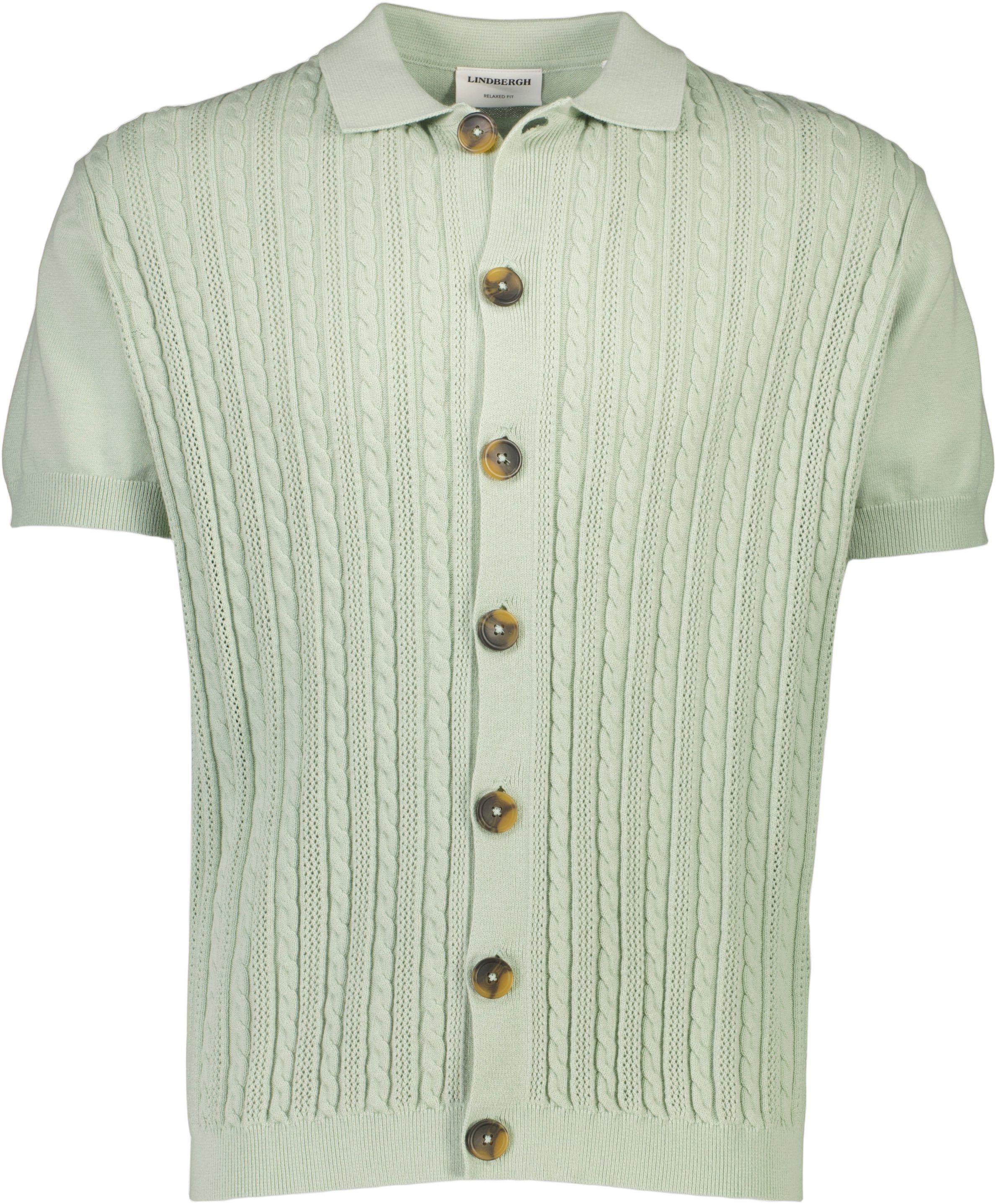 Knitted S/S cable cardigan