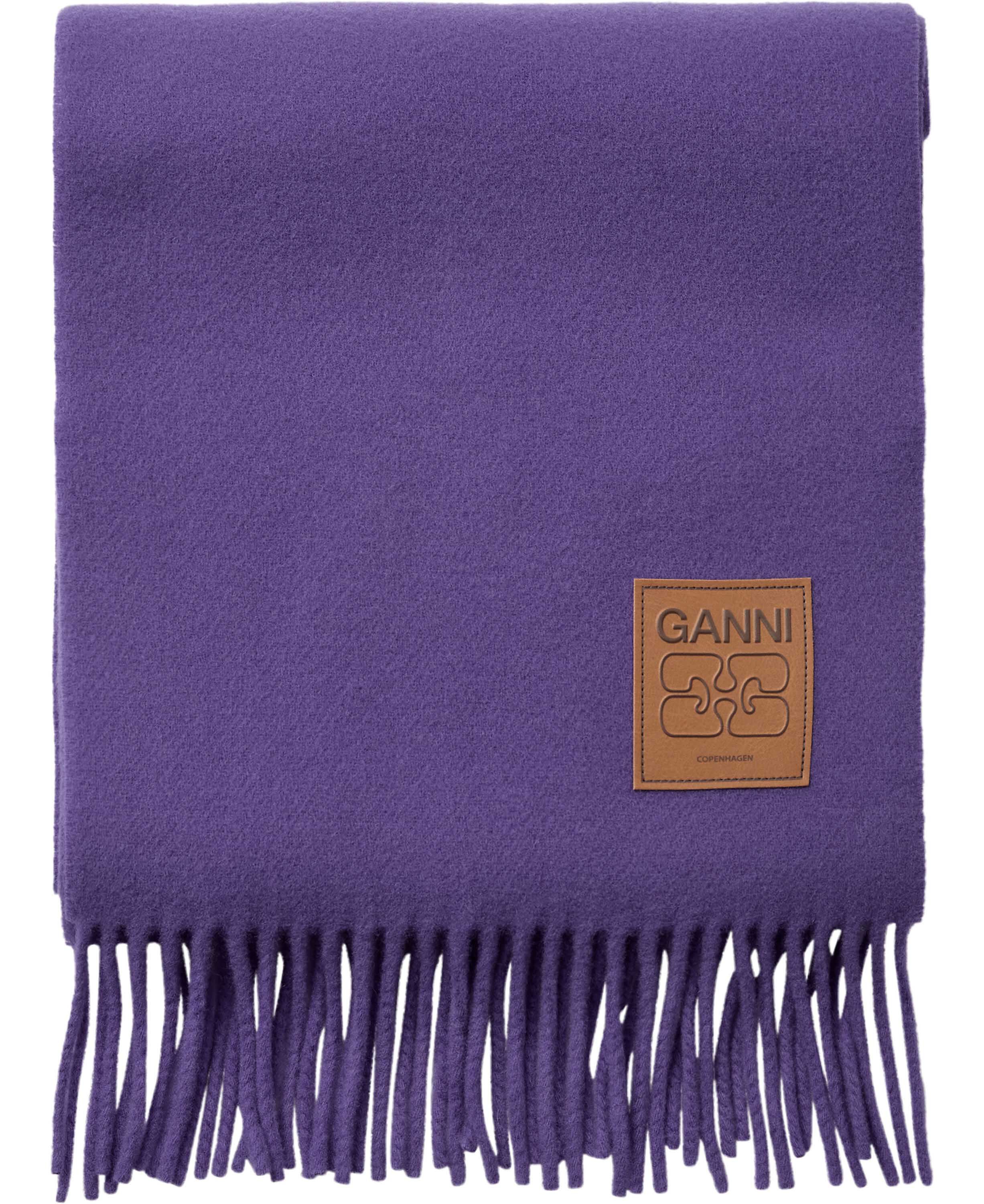 Double Face Wool Knit Scarf