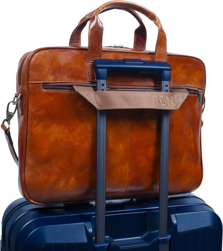 1 compartment Laptop bag van Gogh