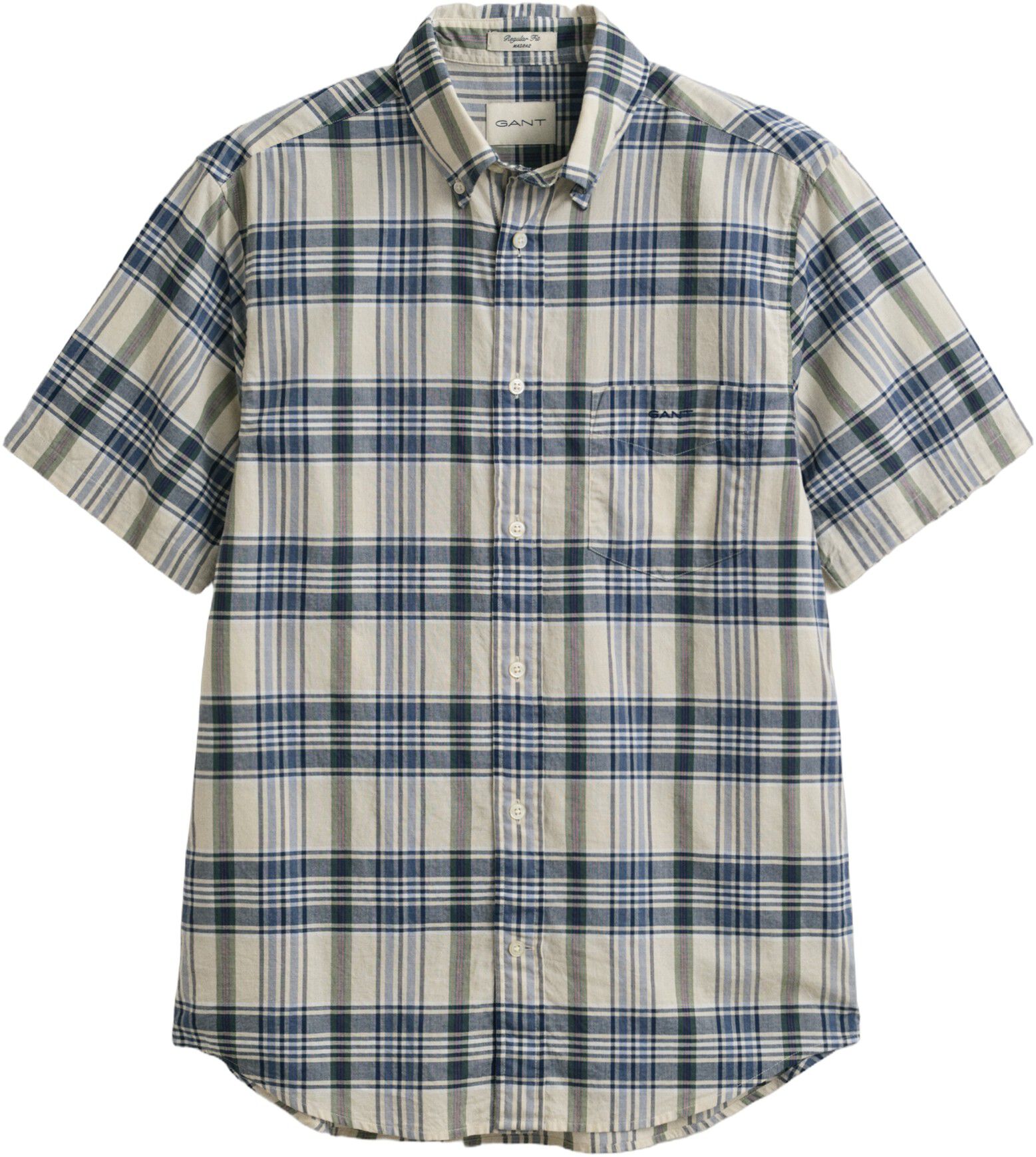 REG INDIAN MADRAS CHECK SS SHIRT
