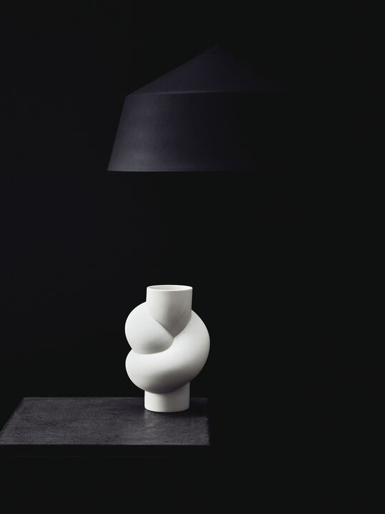 Vase 25cm, White, Node