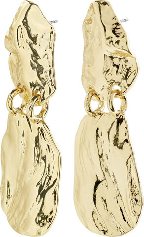 BLOOM recycled earrings gold-plated