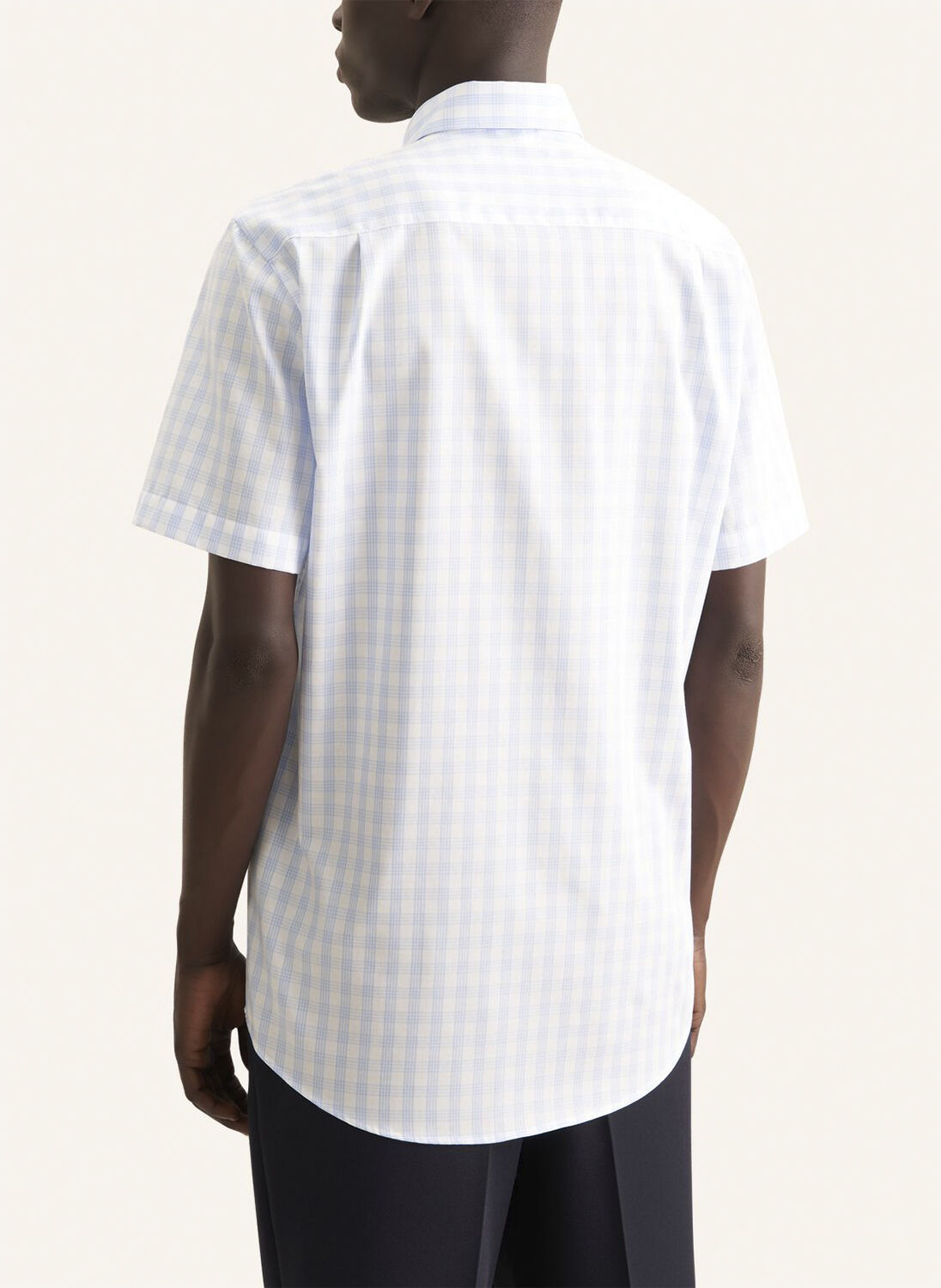 Business shirt Regular 1/2 Button-down Check