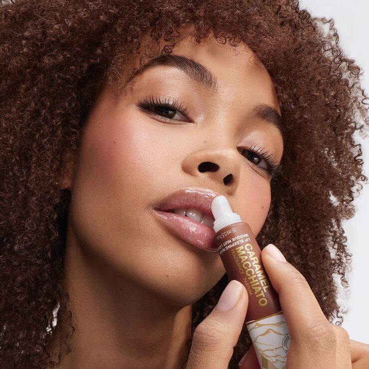 Lip sleeping mask Caramel macchiato - Nattmask för läppar, Caramel mac