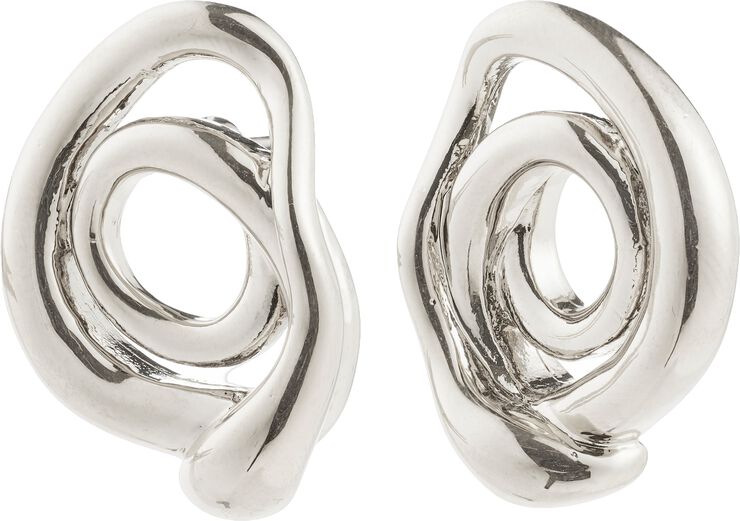 UNFOLD earrings silver-plated