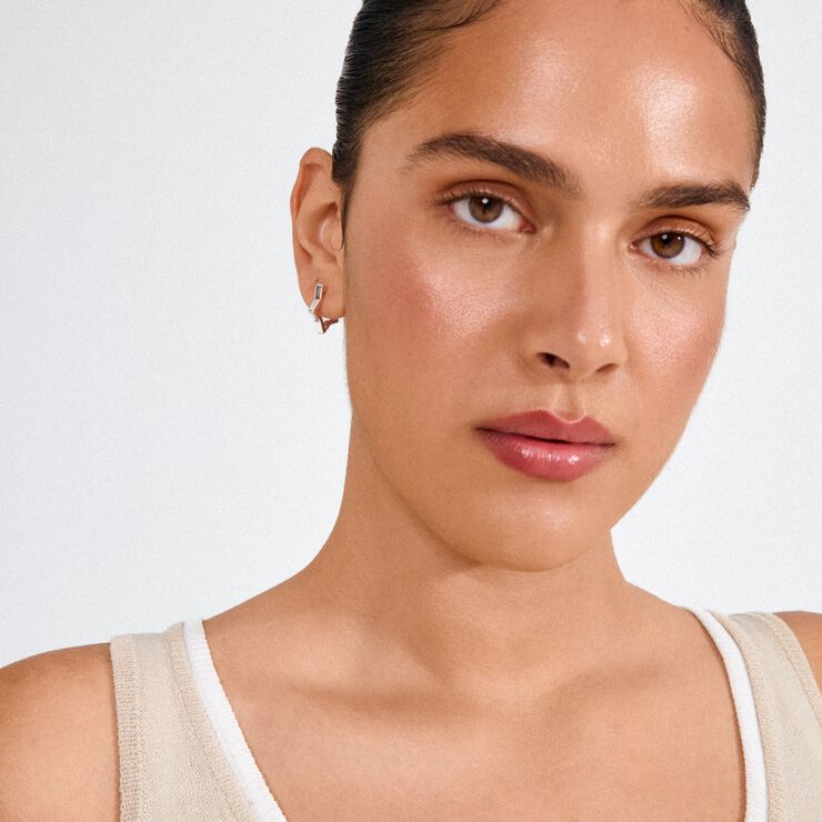 SOLARI earrings silver-plated