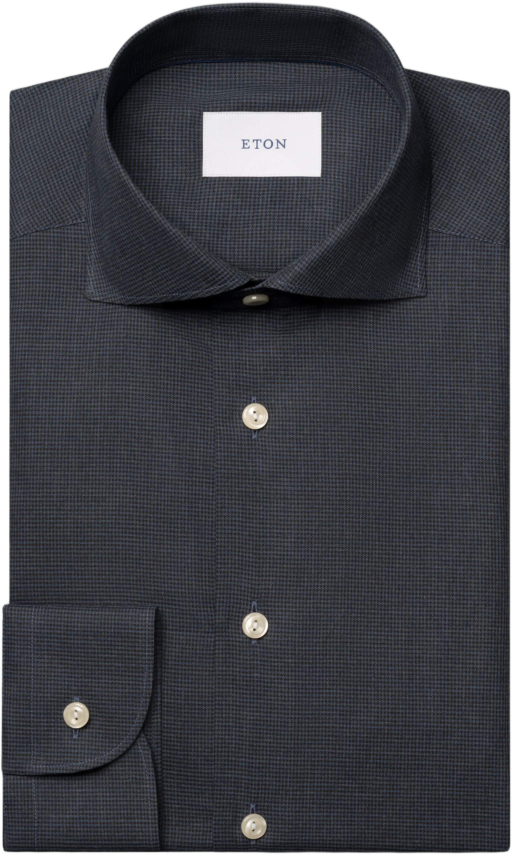 Contemporary Fit Micro Check Signature Flannel Shirt