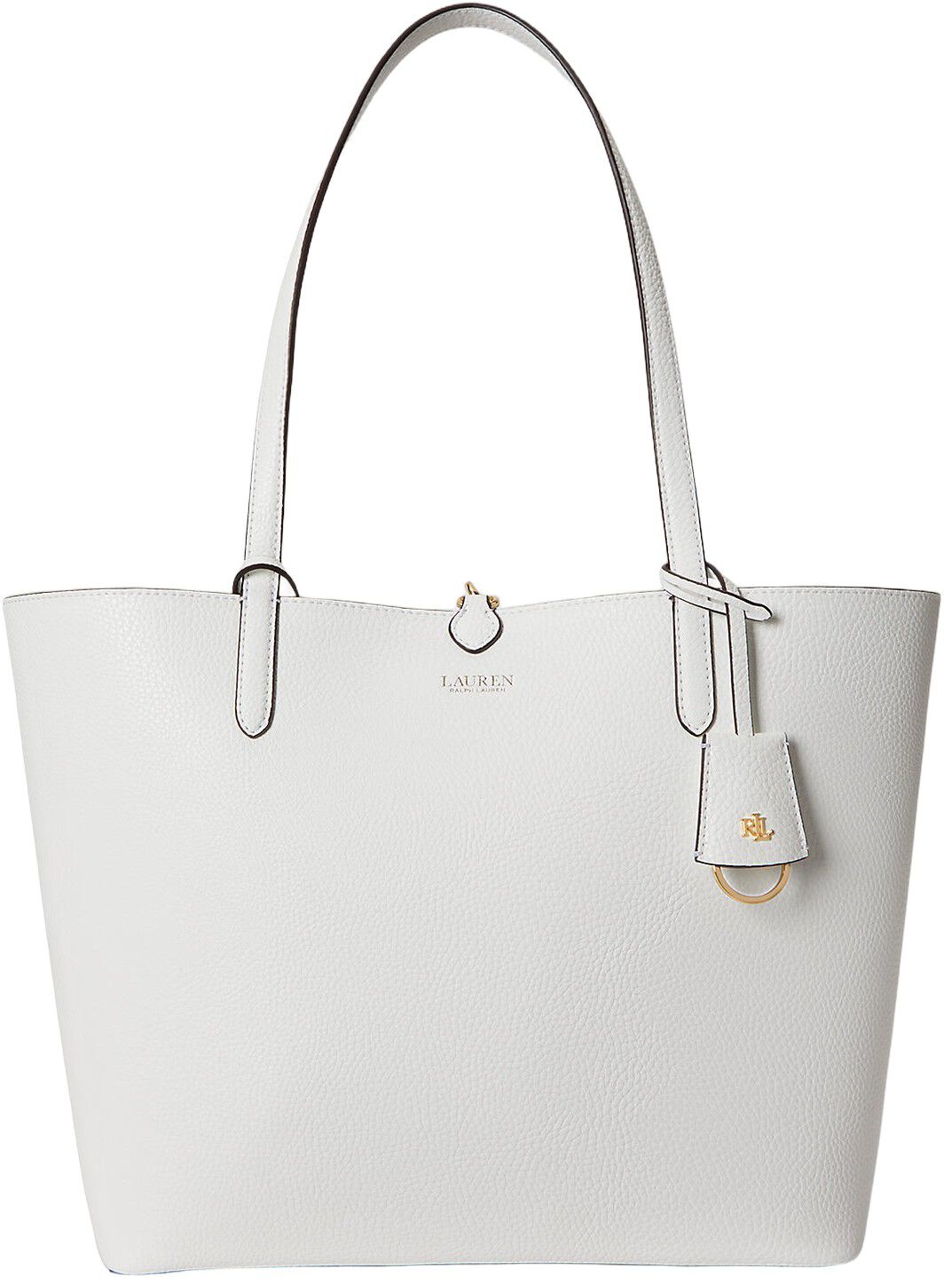 Faux-Leather Large Reversible Tote Bag