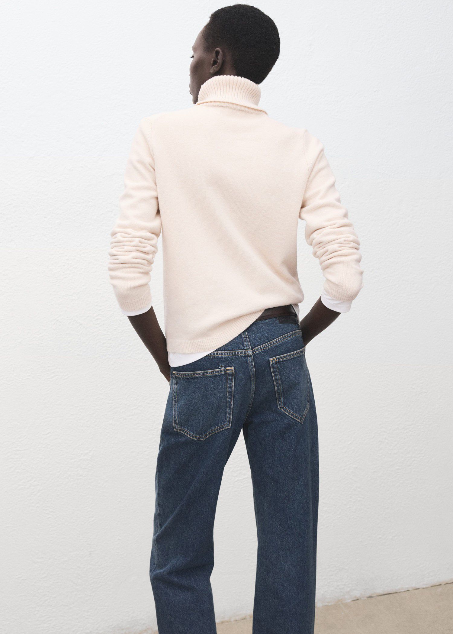 Turtleneck knitted sweater