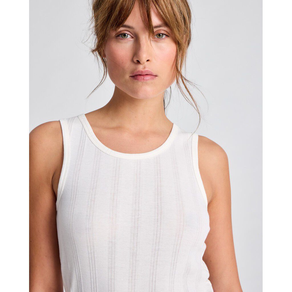 Alberte S�less Cotton Top Drop Needle GOTS