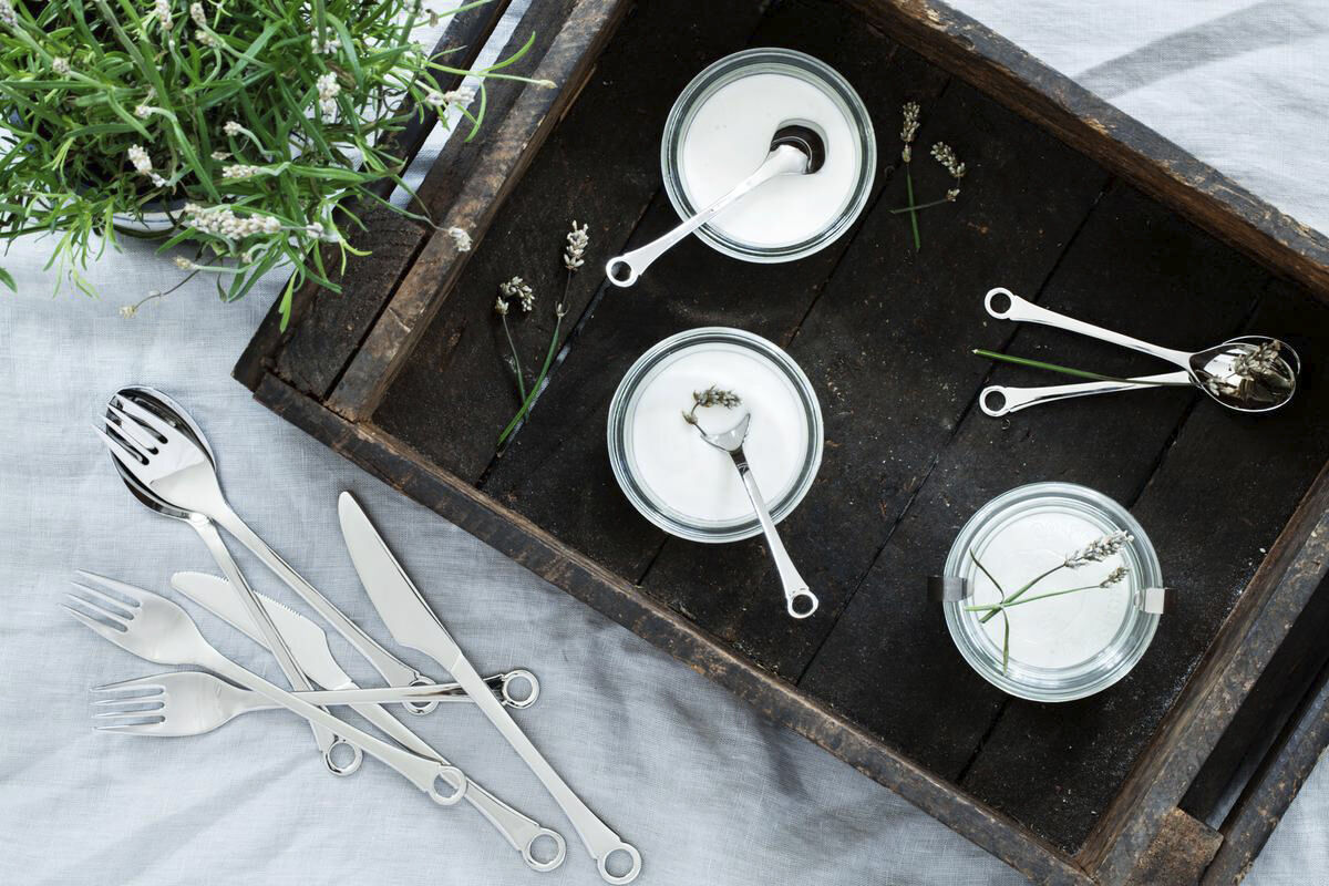 Dessertsked Pantry 16,5 cm Matt/Blankt st&aring;l