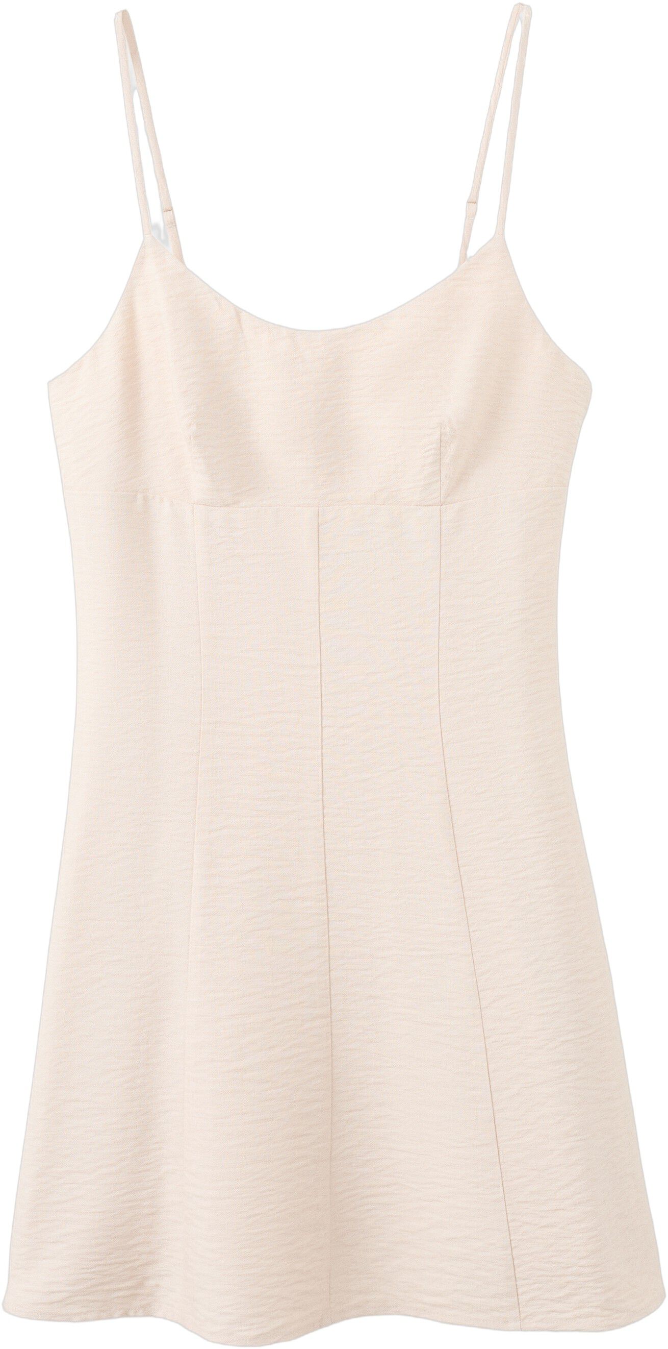 A-line crinkle effect dress