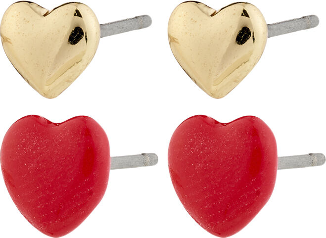 MAEVE earrings 2-in-1 set, gold-plated