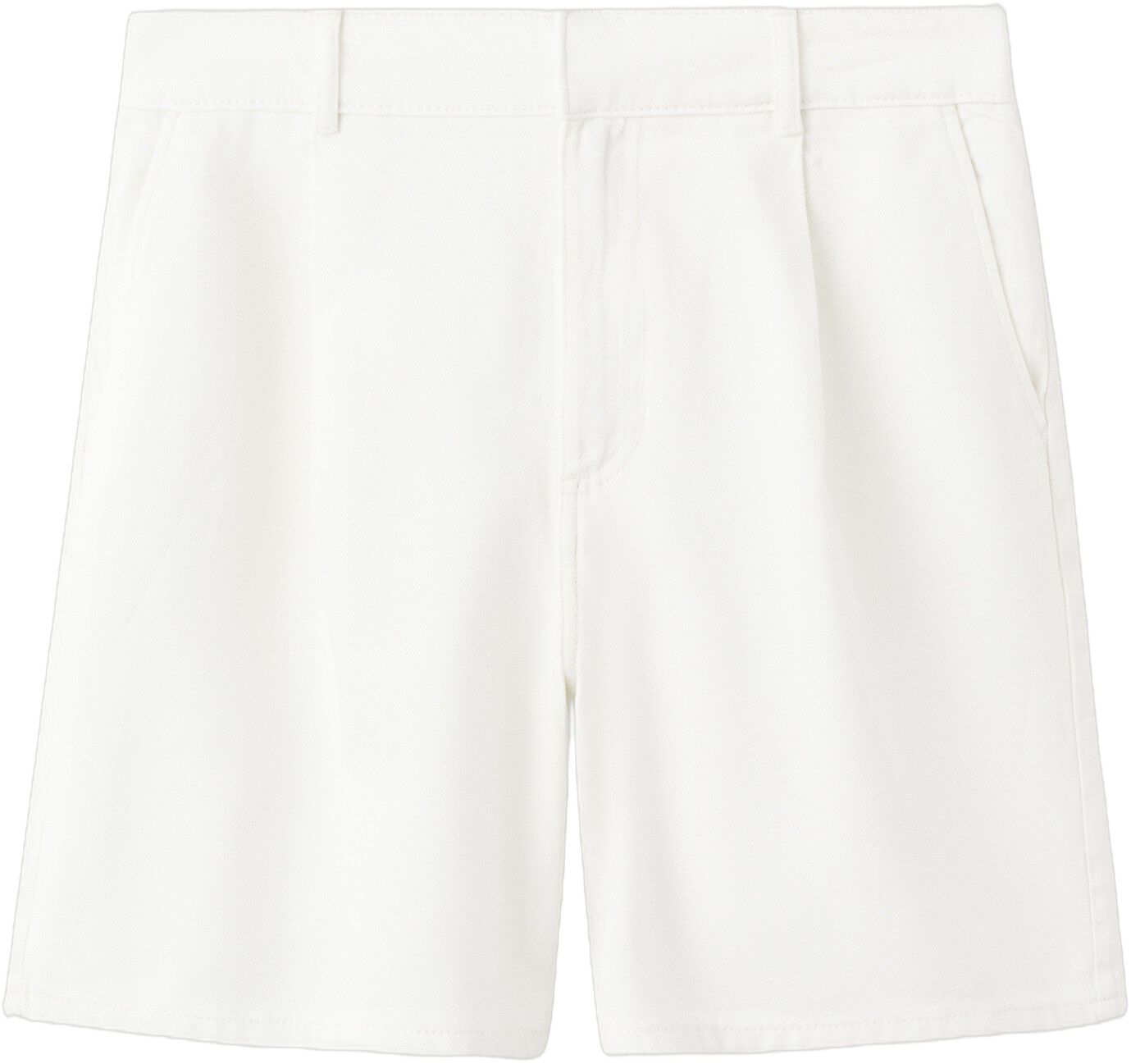 Straight cotton Bermuda shorts