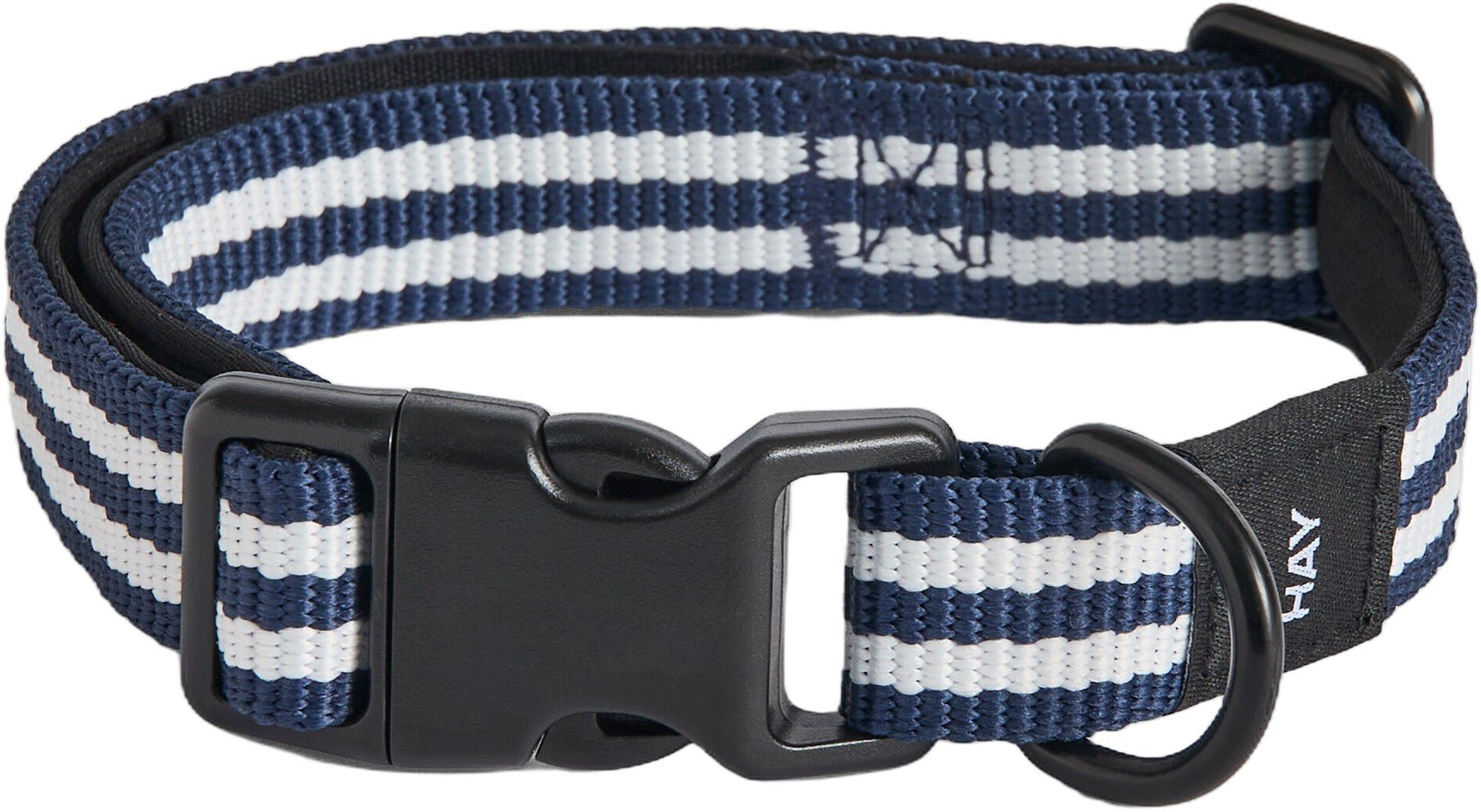 HAY Dogs Collar Flat-S/M-Blue and w