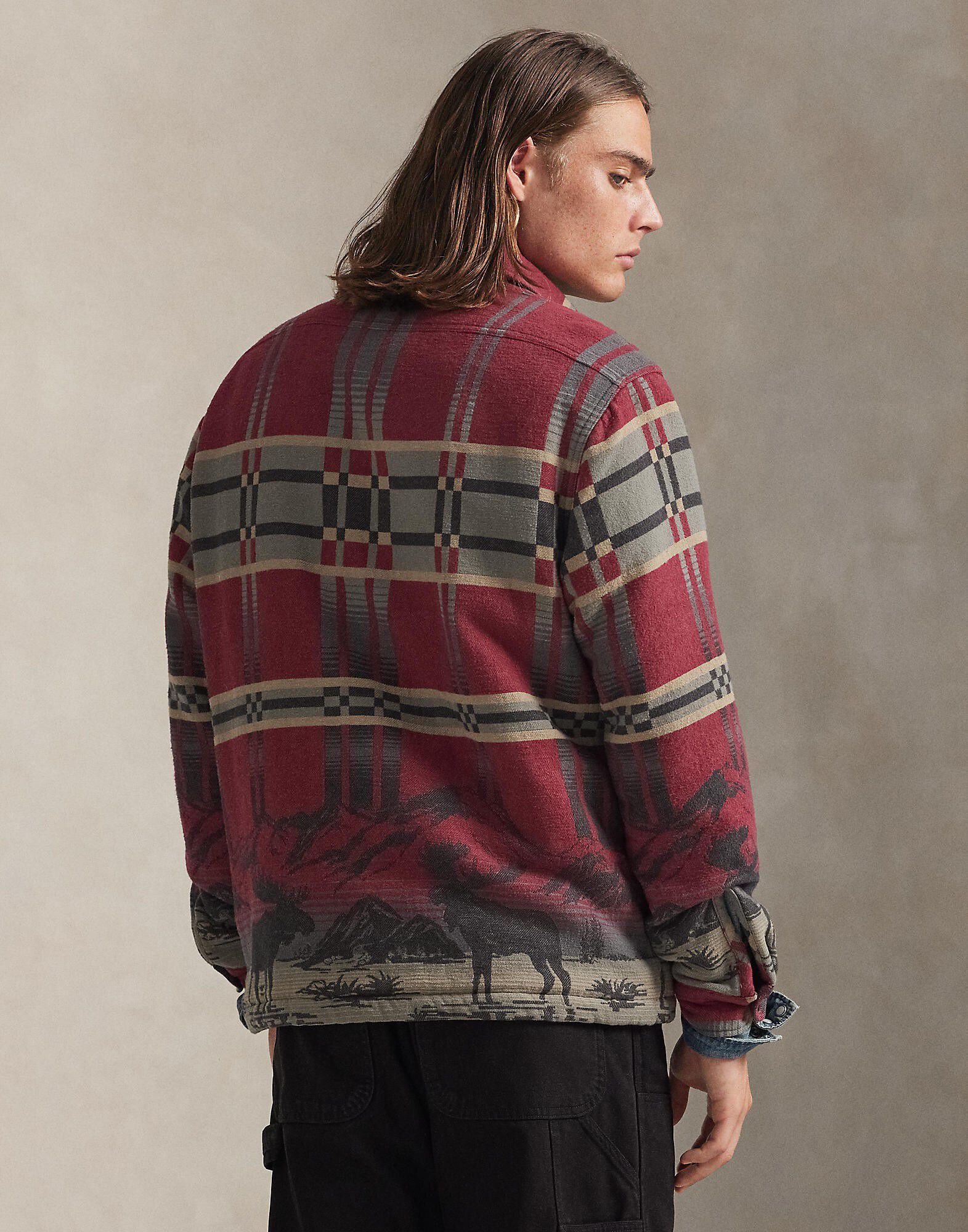 Classic Fit Jacquard Flannel Workshirt