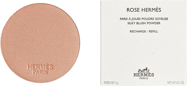 Rose Hermès, silky blush powder refill, Rose Doré