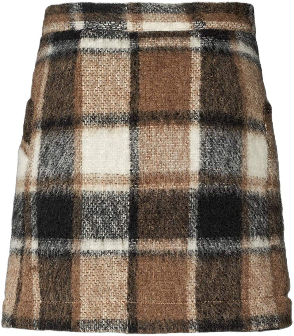 Jumbo check short skirt - Olympia