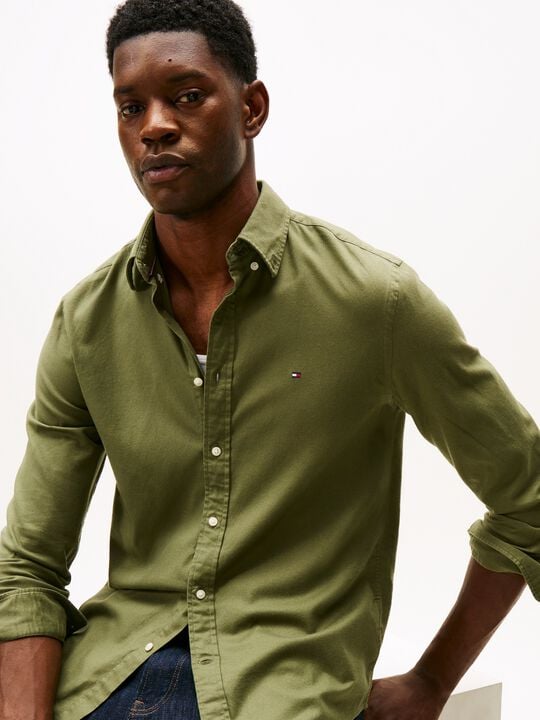 FLEX FLANNEL SOLID RF SHIRT
