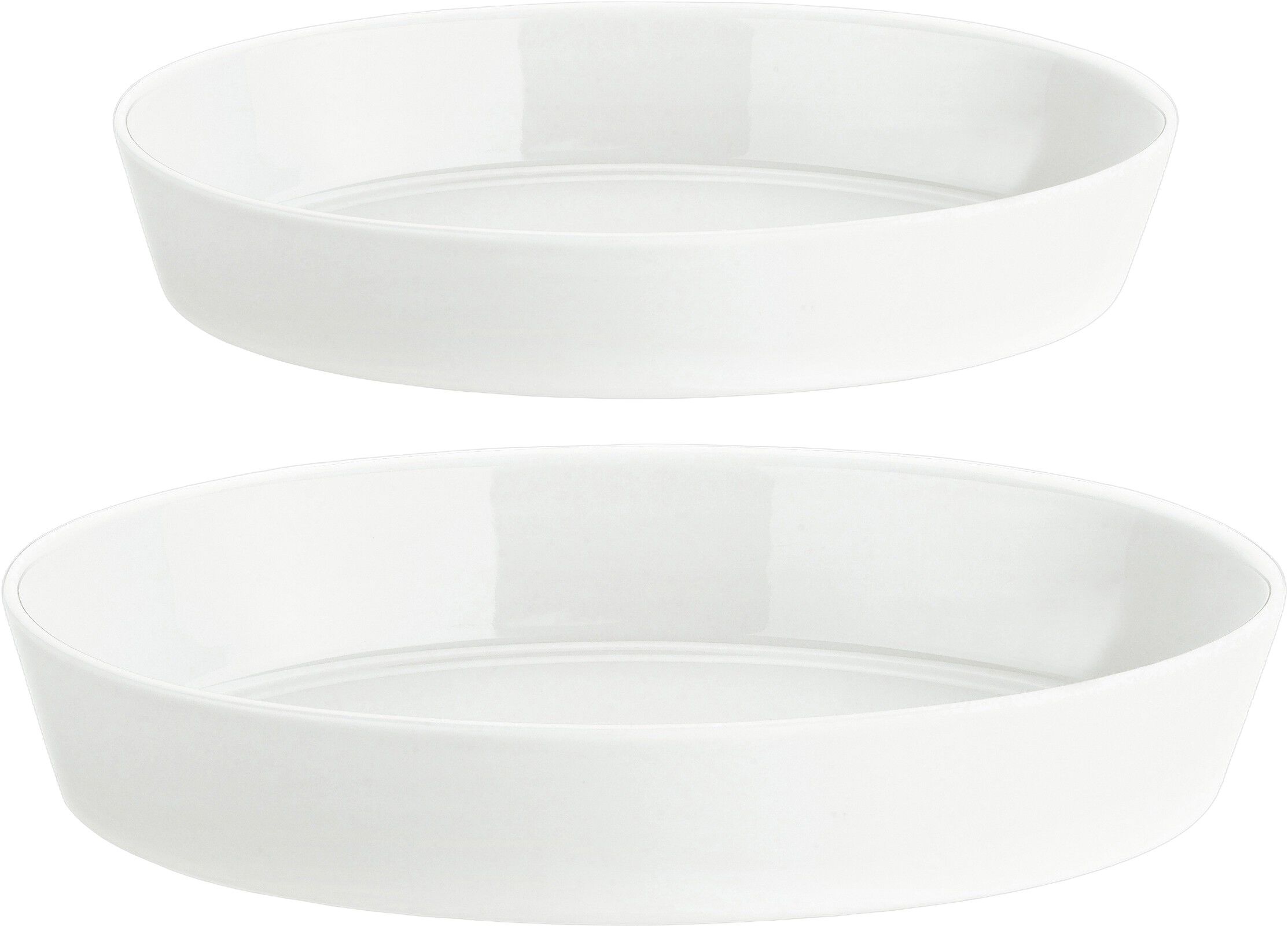 Fatset ovalt Serie Originale 2 delar 26/31 cm Vit